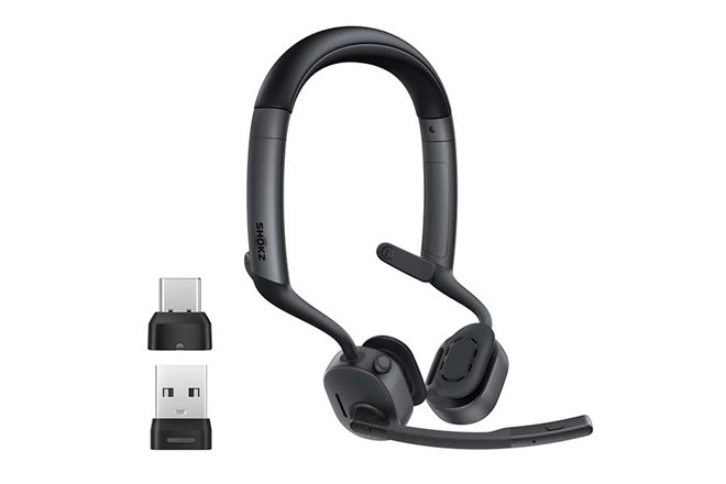 新品　未開封　SHOKZ OPENCOMM 2 骨伝導ヘッドセット Shokz、オープンイヤー設計を採用したワイヤレス骨伝導ヘッドセット
