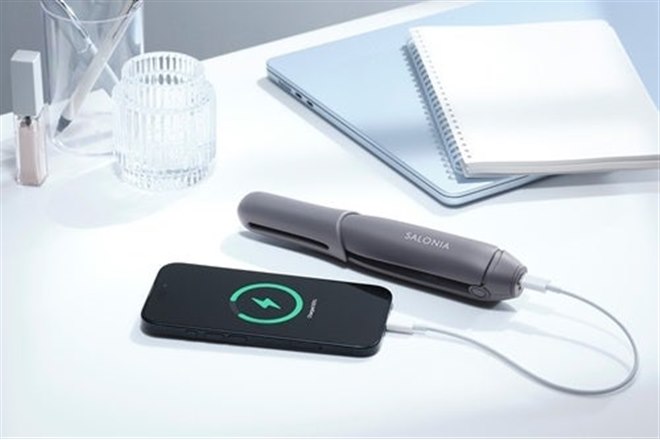 I-ne、スマホ充電も可能なサロニア「コードレス ストレートヘア