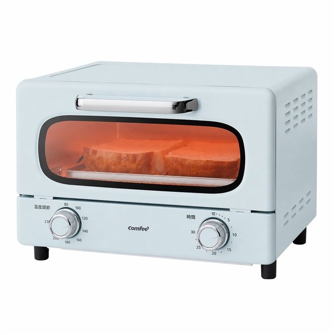 Comfee'、レトロデザインを採用した2枚焼きオーブントースター「CF
