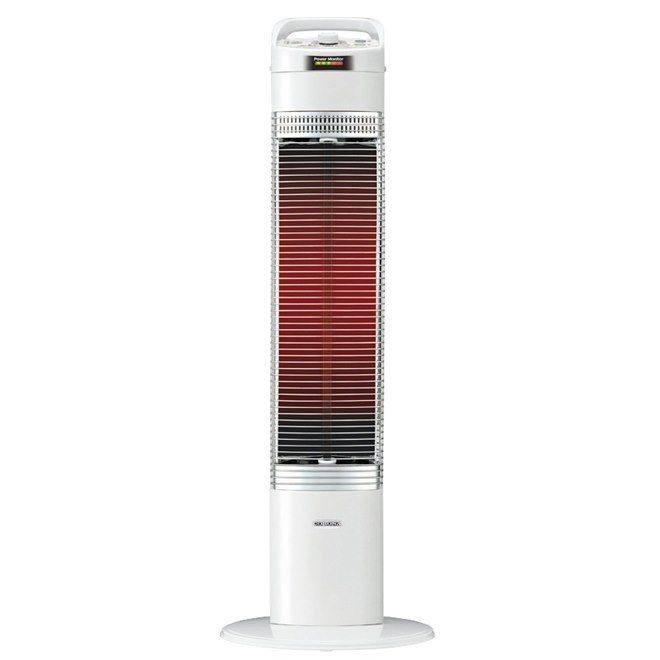 コロナ、15度微小首振り搭載の遠赤外線電気暖房機「コアヒート」など