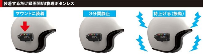 MAXWIN×MUFU、スマート感知センサー搭載の前後2カメラバイク用ドラレコ
