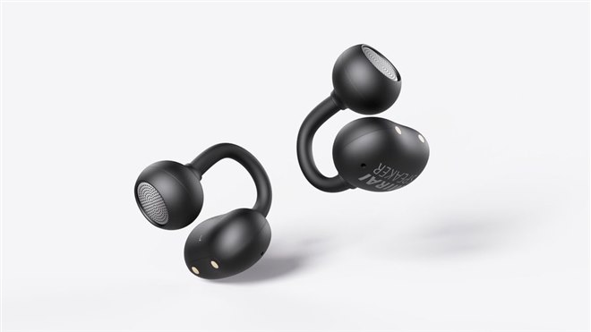ミライスピーカー ⭐︎最新モデル⭐︎ ミライスピーカー、耳をふさがないイヤカフ型集音器「ミライスピーカー