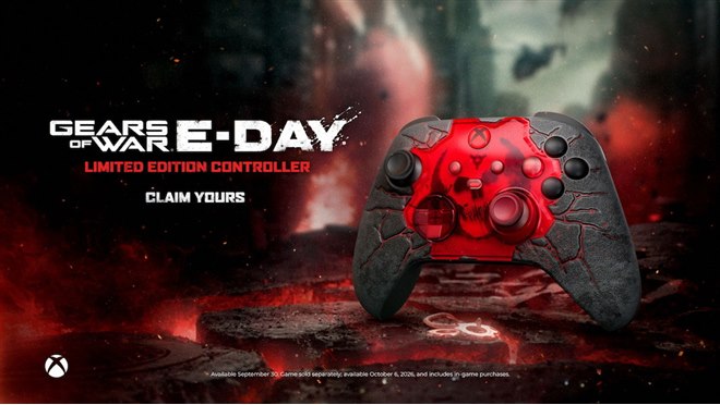マイクロソフト、「Gears of War: E-Day」デザインの限定ワイヤレス