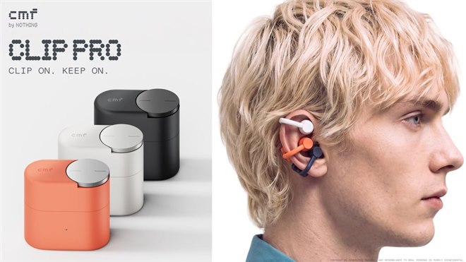 【大幅値下げ！】CMF by Nothing Clip Proワイヤレスイヤホン Nothing、スマートダイヤルを備えたクリップ型ワイヤレスイヤホン「CMF