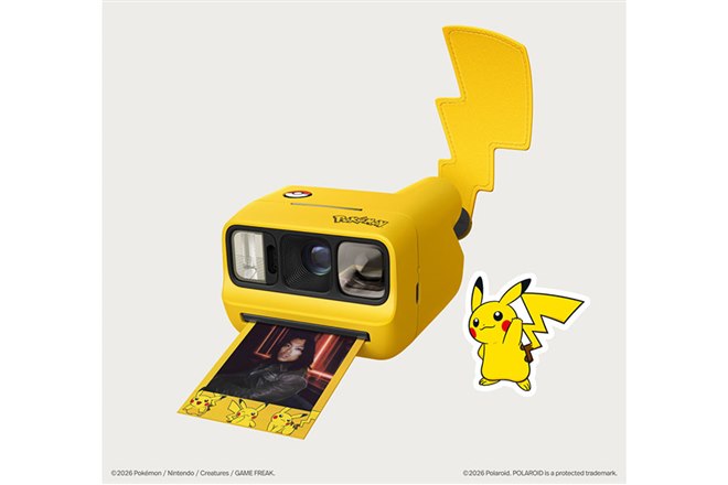ポラロイド、ポケモンとコラボした特別デザインのインスタントカメラを