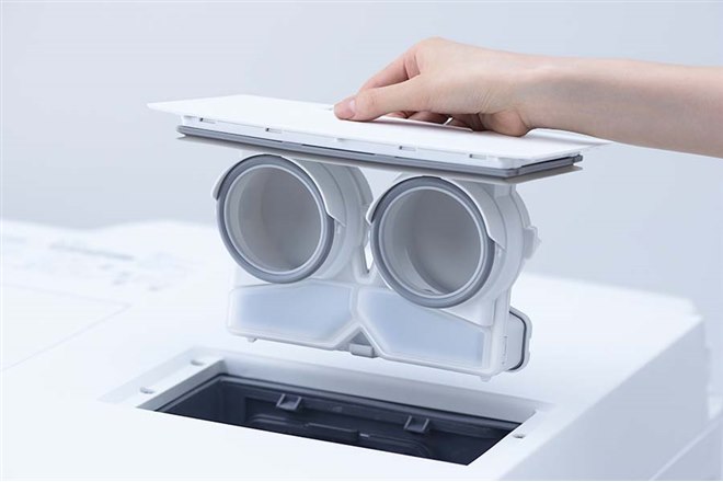 パナソニック、サイクロン方式「乾燥長もちユニット」を採用した