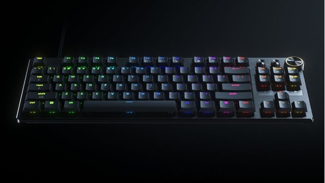 Razer、薄型アナログオプティカル搭載テンキーレスキーボード「Razer