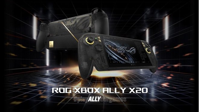 ASUS、ROGブランド設立20周年記念のポータブルゲーム機「ROG XBOX Ally