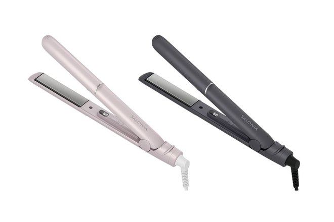 サロニア　ヘアアイロン　3点セット SALONIA、生ツヤに仕上げるヘアアイロン「グロッシーケアライン」3機種