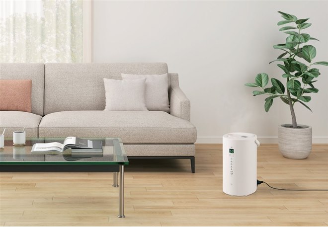 象印、フィルター不要で手入れが簡単な「スチーム式加湿器シリーズ」新