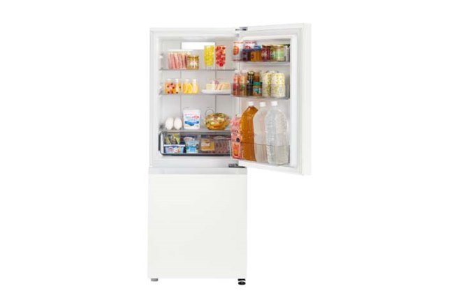 三菱電機、買い物かご約1.3個分が入る大容量冷凍室を備えた201L冷蔵庫