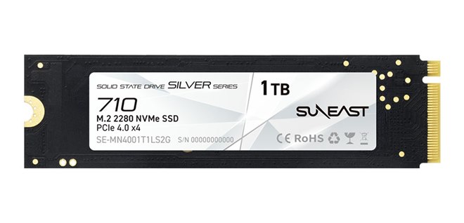 SUNEAST、最大7450MB/sのM.2 SSD「SUNEAST GOLD SERIES 720」を店舗で