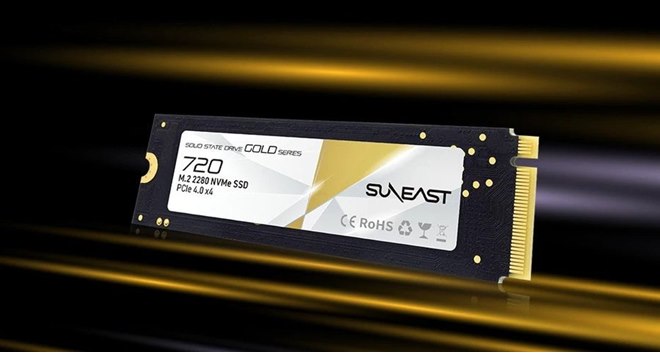 SUNEAST、最大7450MB/sのM.2 SSD「SUNEAST GOLD SERIES 720」を店舗で
