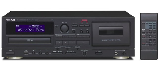 TEAC、カセットデッキ/CDプレーヤー「AD-850-SE」にストア限定ブラック