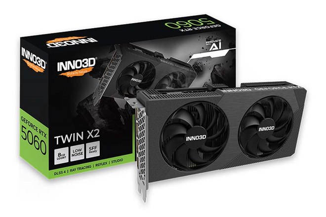 INNO3D、デュアルファン搭載の「GeForce RTX 5060 TWIN X2 V2」 - 価格.com