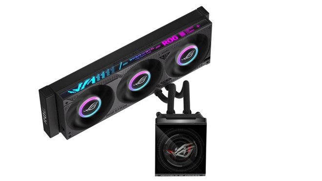 ASUS、5.08型カラー液晶を搭載した簡易水冷クーラー「ROG STRIX SLC IV