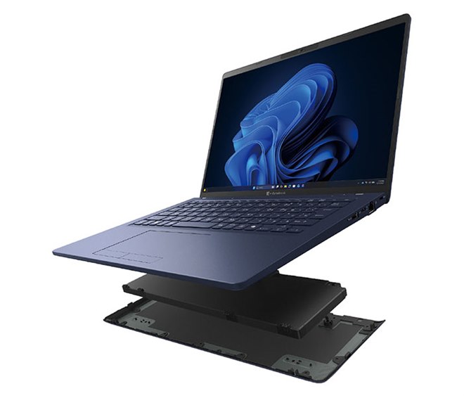 Dynabook、バッテリー交換に対応した1kg未満の軽量14型モバイルノート