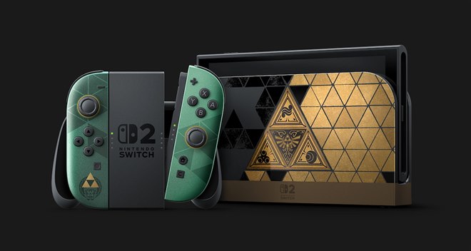 Nintendo Switch 本体 ＆プロコントローラー付き 任天堂、「ゼルダの伝説」の40周年を記念した特別デザインのNintendo