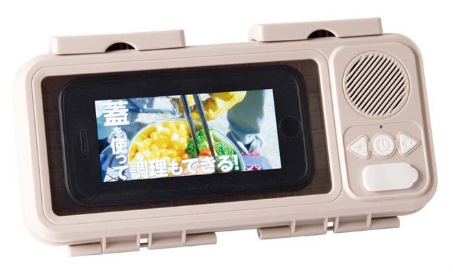 ライソン、防滴に対応したワイヤレススピーカー内蔵のスマホケース