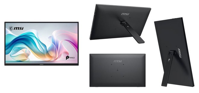 MSI、1/4インチカメラネジを採用した15.6型モバイルモニター「PRO