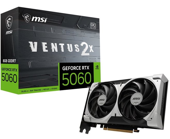 MSI、「GeForce RTX 5060」を搭載したビデオカードのOC仕様モデル