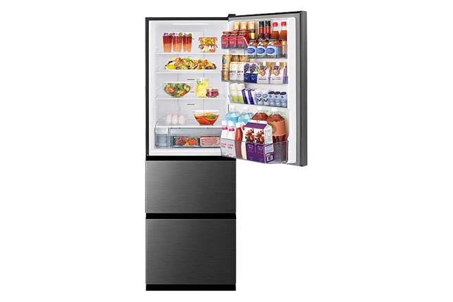 日立、幅60cmで「まんなか野菜タイプ」の3ドア375L冷蔵庫「R-V38Y