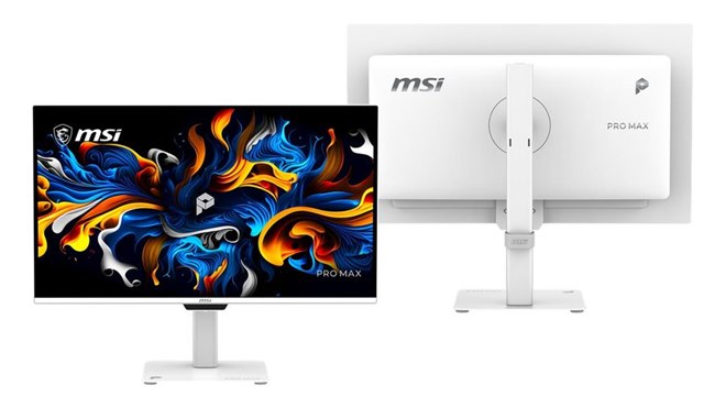 MSI、5層タンデムOLEDを採用した26.5型4Kディスプレイ「PRO MAX