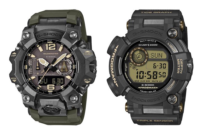 �uMUDMASTER GWG-B1000-1A3JF�v�uFROGMAN GWF-D1000BC-1JF�v
