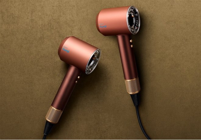 Dyson Supersonic Nural™ Shine (限定カラー) ダイソン、「Dyson Supersonic Nural Shine」に限定色プラム/コッパー