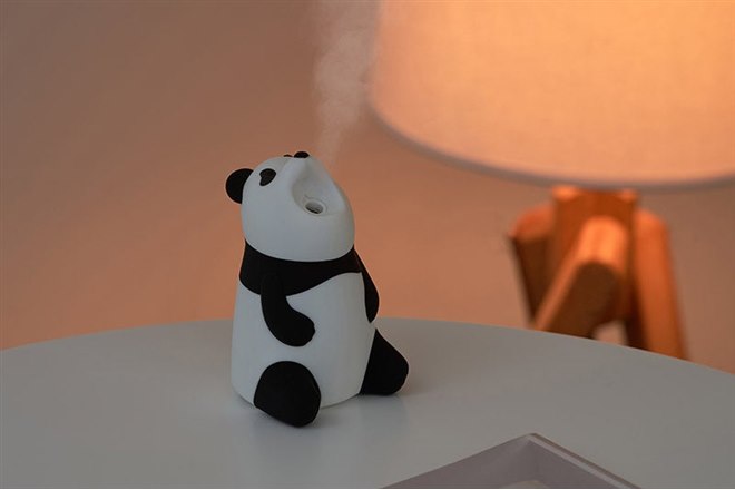 ライフオンプロダクツ、アニマルモチーフの充電式ポータブル加湿器