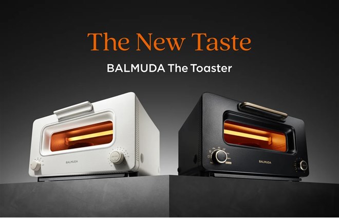 バルミューダ、3つのモードが加わったトースター「BALMUDA The