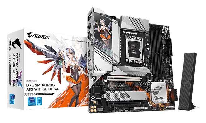 �uB760M AORUS ARI WIFI6E DDR4�v