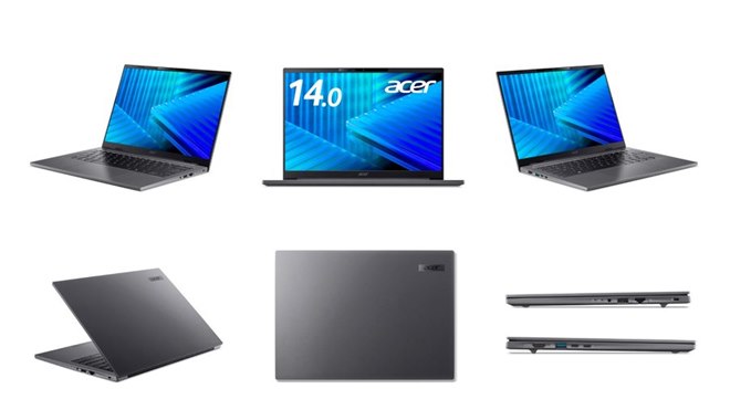 エイサー、32GBメモリーを搭載した14型モバイルノートPC「TravelMate