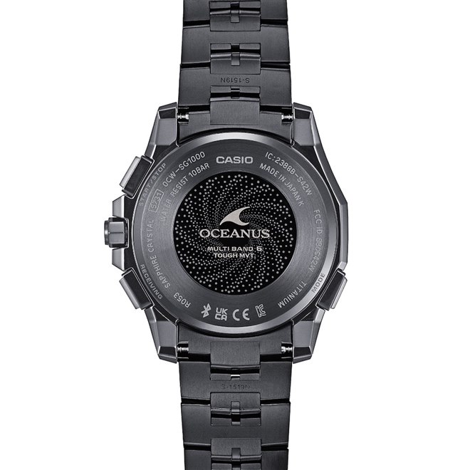 カシオ、マーブルセラミックベゼルを採用したOCEANUS Manta - 価格.com