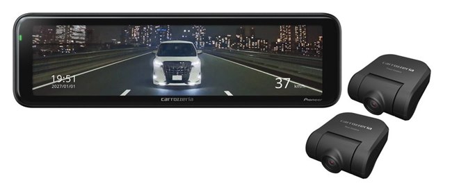 パイオニア、「カロッツェリア」ブランドのデジタルミラー型ドライブ
