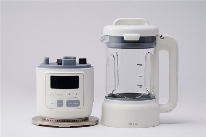 シロカ、よりパワフルになったヒーター付きブレンダー「おうちシェフ