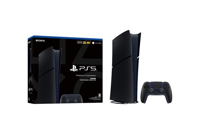 SIE、PS5「デジタル・エディション 日本語専用」のミッドナイト