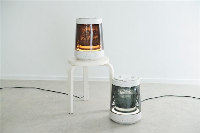 CORED、癒しと清潔さを両立したスチーム式加湿器「GLASS STEAM