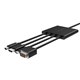 Multiport to HDMI Digital AV アダプタ（VGA、USB C、HDMI、Mini DisplayPort B2B166