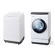「全自動洗濯機10.0kg KAW-100C-W」「ドラム式洗濯乾燥機 HDK842Z-W」