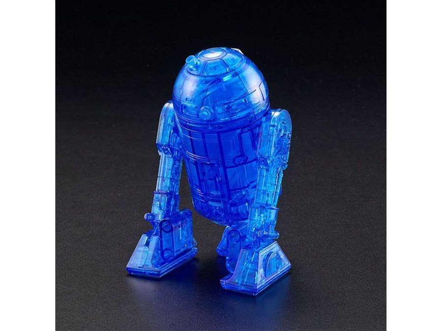 価格.com - クリアブルーの成形色で再現、ホログラム投影された「R2-D2」のプラモ発売