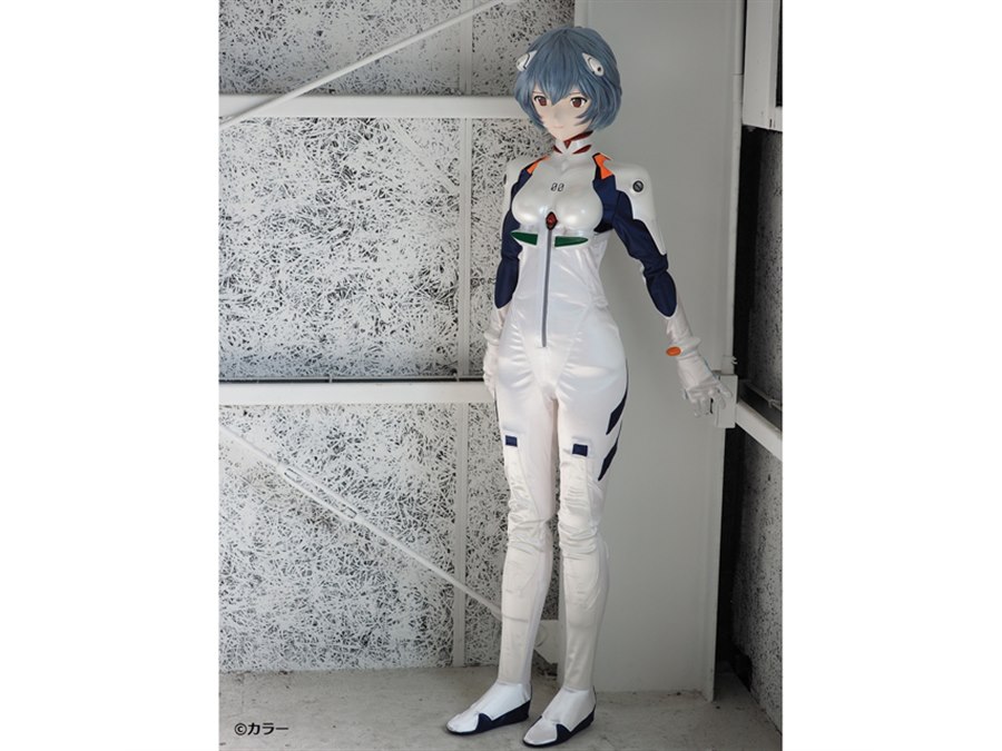 k*O様 綾波レイ 制服 等身大パネル スタンド ポップ レア 綾波レイ 限定版2500体 等身大スタンドポップ 未組立