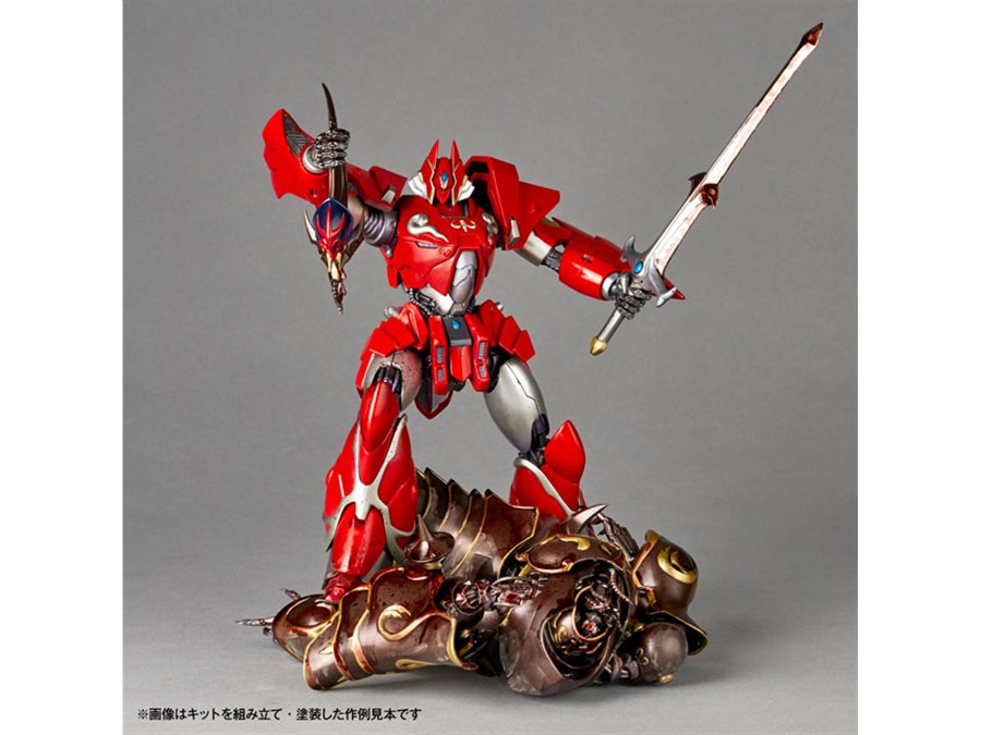 価格.com - 海洋堂、「機甲界ガリアン 鉄の紋章」邪神兵を討ち取った「鉄巨神」をプラモ化