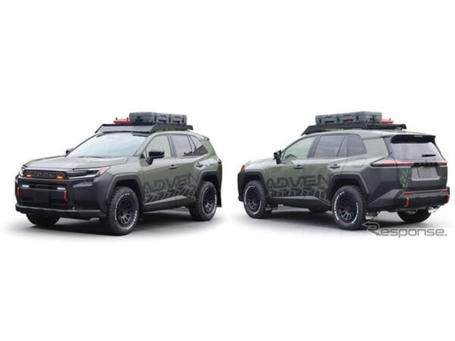 価格.com - 新型 RAV4 の「GR SPORT」と「ADVENTURE」、豊田自動織機がカスタマイズ…東京オートサロン2026