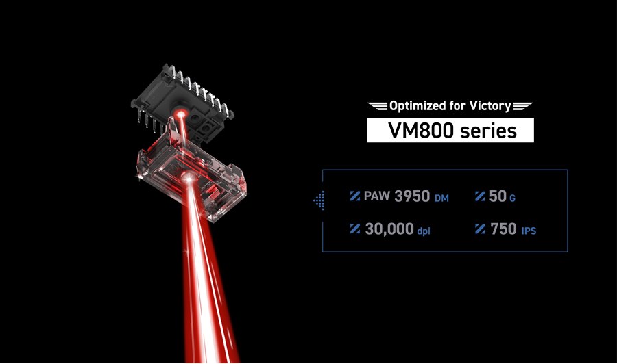 価格.com - エレコム、500μs以下の反応速度を実現したワイヤレスゲーミングマウス「VM800」
