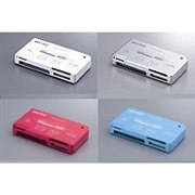 [BSCRA29U2WH/SV/PK/BL] 19+3���f�B�A�ɑΉ�����USB�J�[�h���[�_/���C�^ (�z���C�g/�V���o�[/�s���N/�u���[)