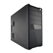 [PC-511 BK400] 400W�d���𓋍ڂ����~�h���^���[�^PC�P�[�X (�u���b�N)