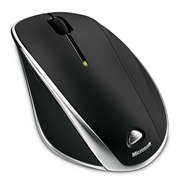 [Microsoft Wireless Laser Mouse 7000] �G���S�m�~�N�X�f�U�C���̏[�d�����C�����X���[�U�[�}�E�X�i�u���b�N�j