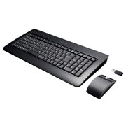 [WAVIO KM-2W(B)] 2.4GHz���C�����X�����̃L�[�{�[�h&���[�U�[�}�E�X�̃Z�b�g���f���i�u���b�N�j�B���i�̓I�[�v��