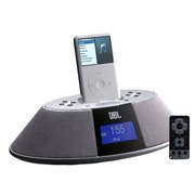 [JBL on time 200iD �A���~] iPod���j�o�[�T��Dock�A�_�v�^��FM/AM���W�I���������̌^�X�s�[�J�[�V�X�e�� (�A���~/�����R���t)�B���i�̓I�[�v��